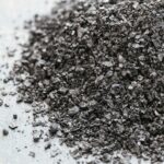 Pile of biochar