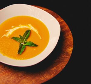 Sweet potato and pear soup
